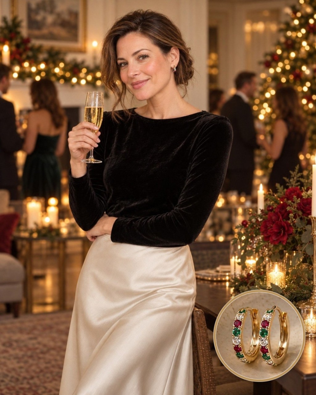 How to Wear Festive Earrings All December for Under $10