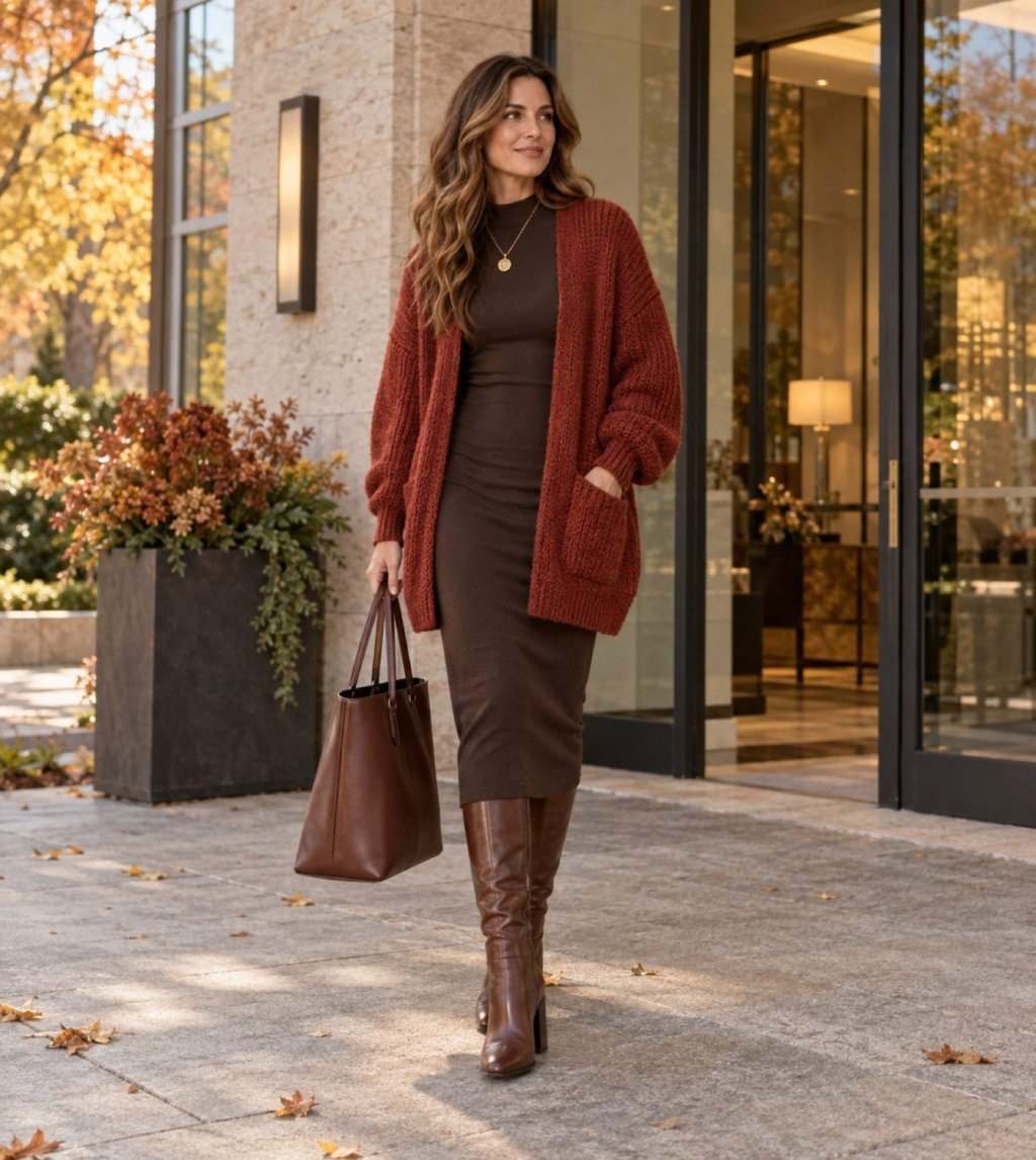 3 Ways to Wear an Oversized Cardigan Without It Wearing You