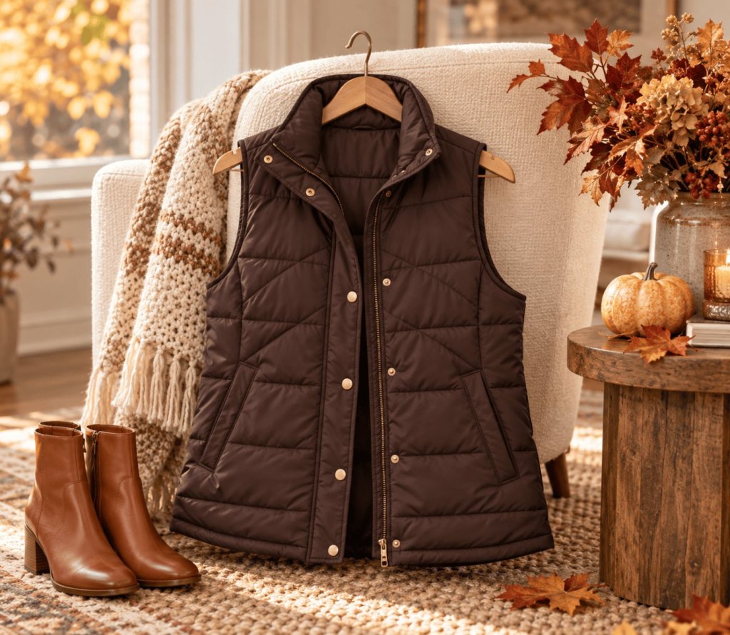 Quilted Puffer Vest