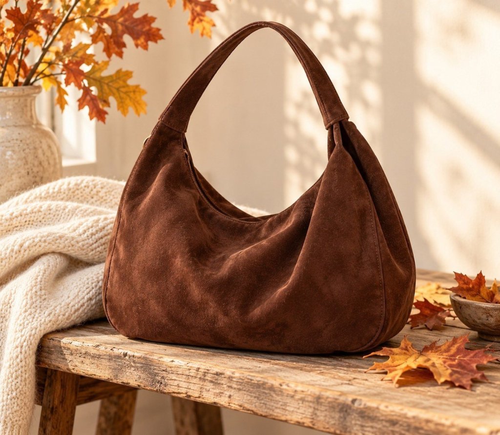 Slouchy Suede Hobo Bag